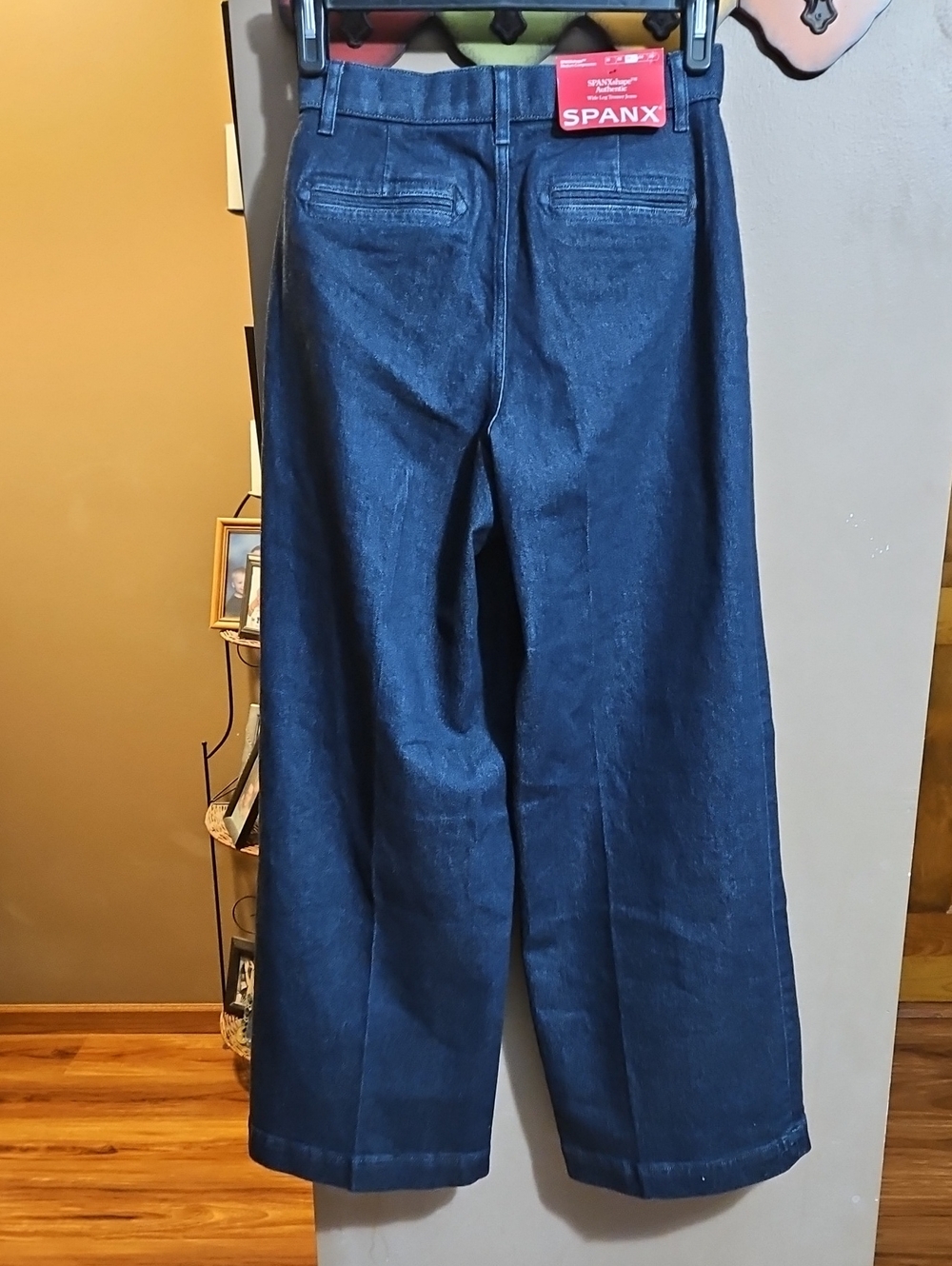 Spanx Wide-Leg High-Rise Trouser Denim Jeans-NWT - Picture 6 of 14
